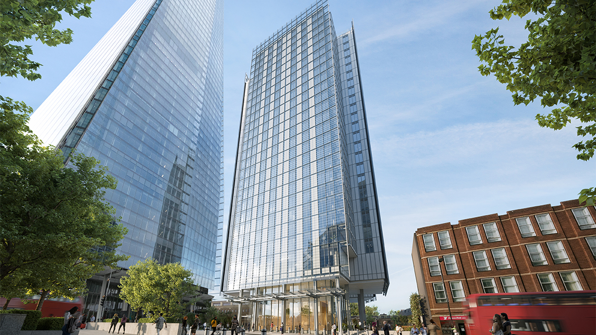 Meet Shard Place, a Gleaming Glass Tower With the Highest Outdoor Pool in London