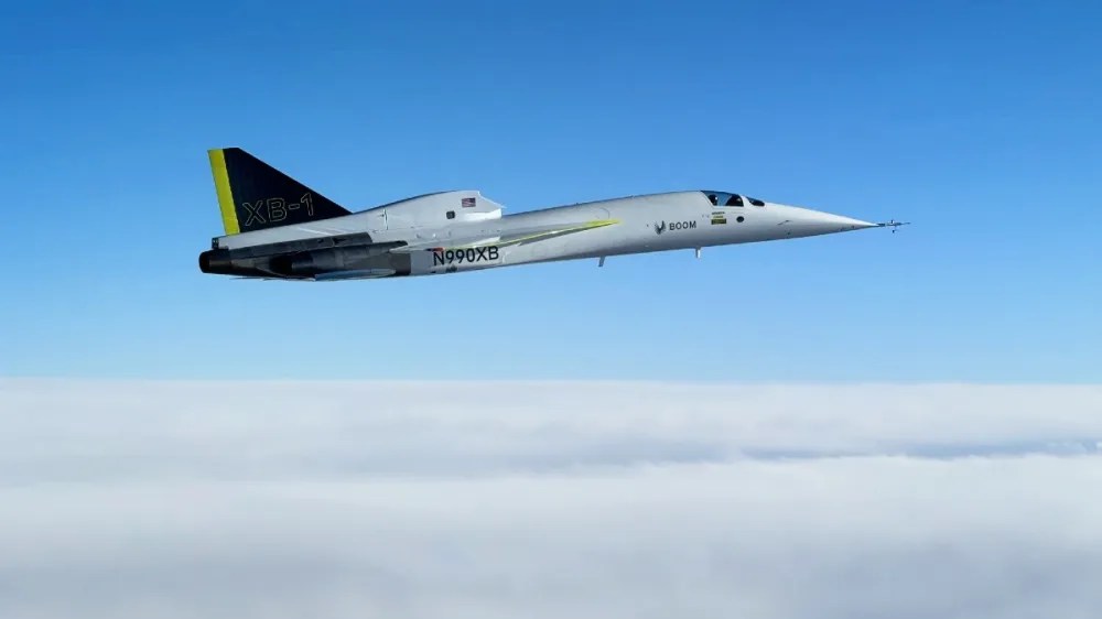 This Supersonic Jet’s Sharkskin-Like Coating Helps Reduce Its Emissions