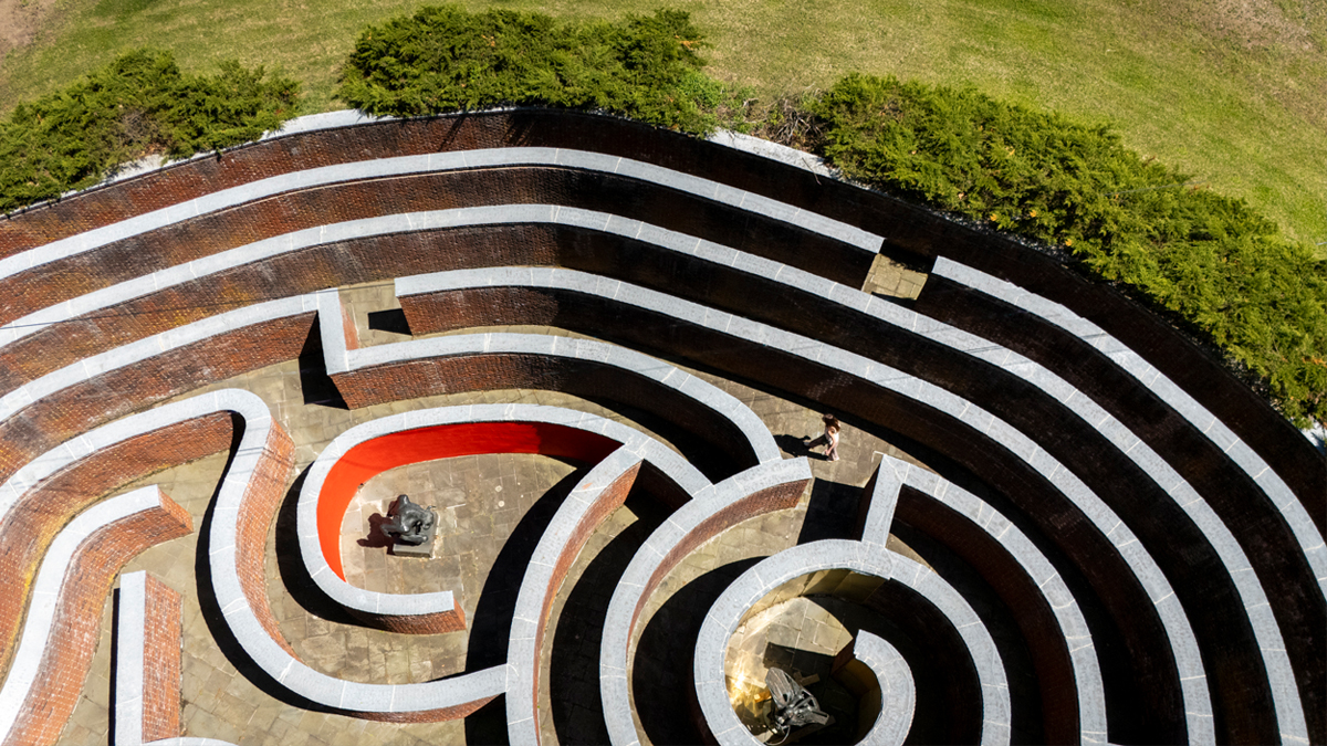 A New York Financier Had the World’s Largest Stone Maze Built at This 280-Acre $10 Million Estate