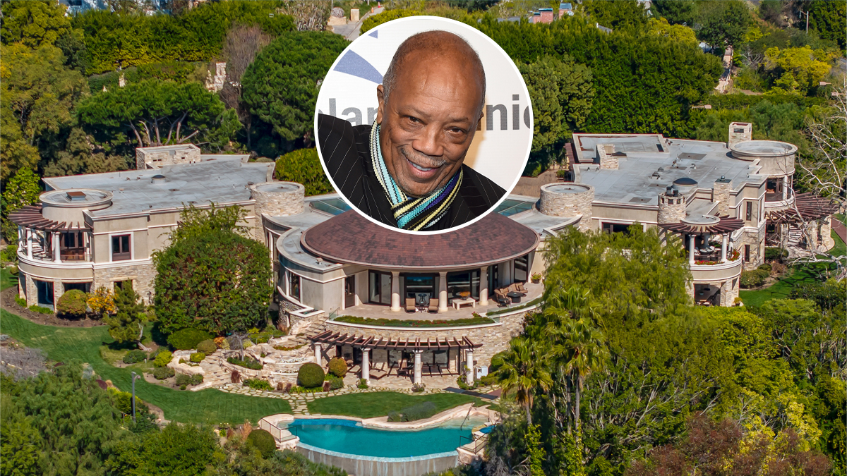 Quincy Jones’s Longtime Bel Air Mansion Just Hit the Market for $60 Million