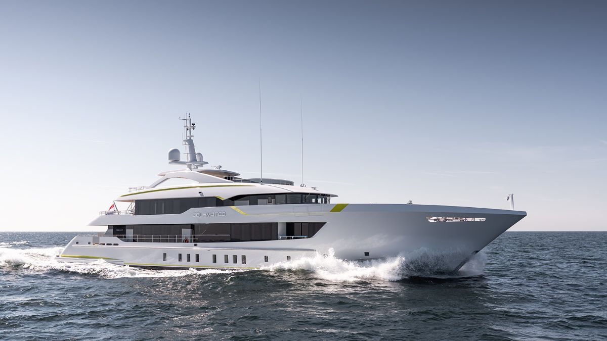 Heesen’s Speedy New 180-Foot Superyacht Has a Large Jaccuzi on the Sundeck