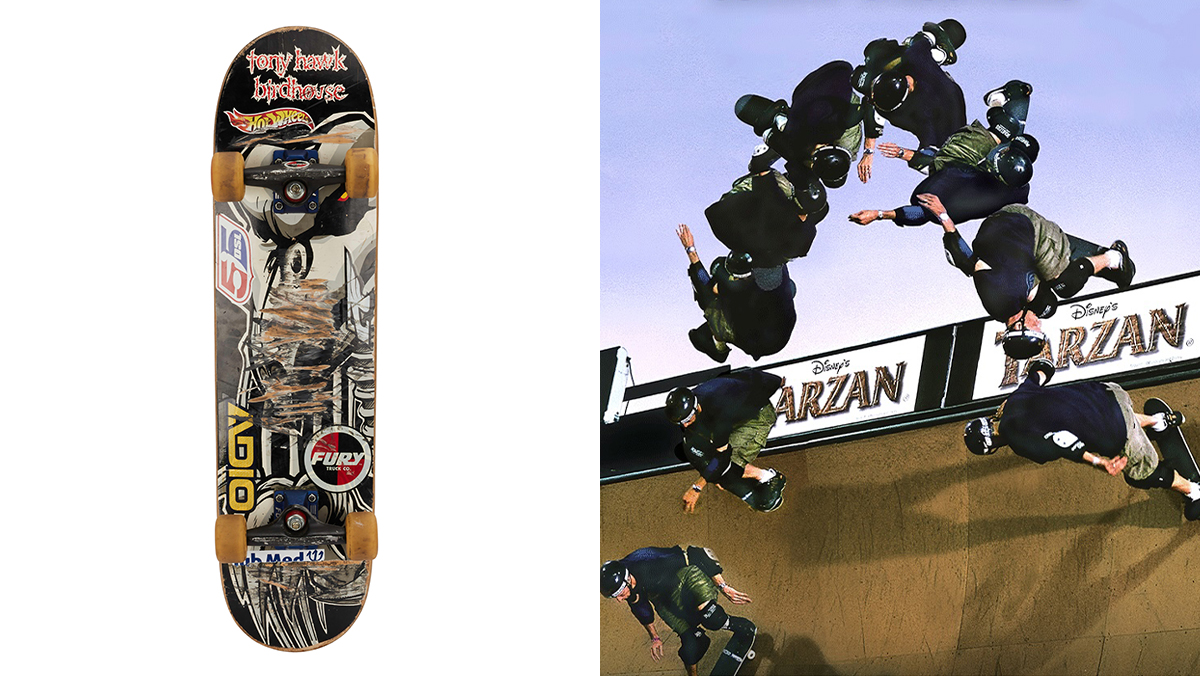 The Skateboard Tony Hawk Rode When He Completed the First 900 Is Heading to Auction