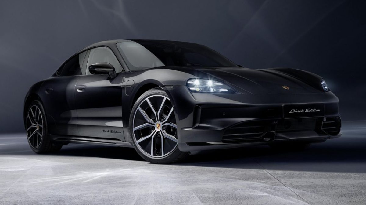 Porsche Just Unveiled a Stealthy New Black Edition of the Taycan