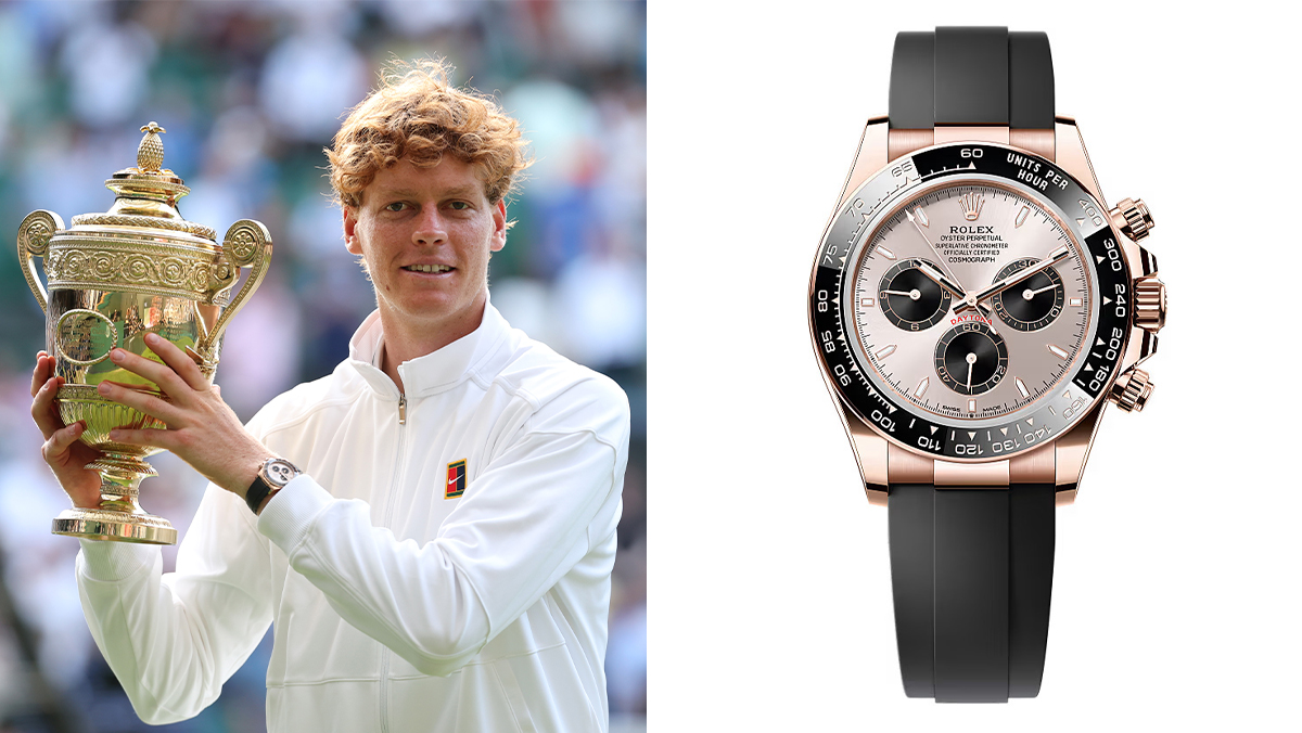 Jannik Sinner Flexed a Rolex Daytona While Celebrating His Wimbledon Victory