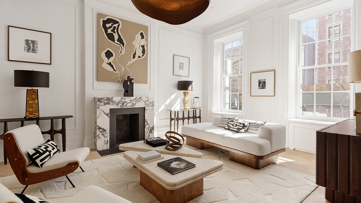 This $29 Million Greenwich Village Townhouse Mixes Historic Details With High-Tech Perks