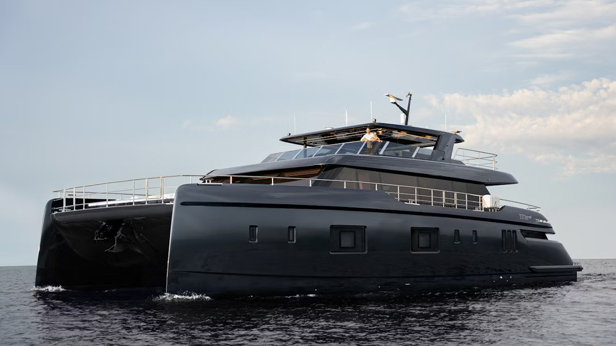Meet ‘Petite Belle,’ a Beautiful New 94-Foot Catamaran With a Surprising Amount of Space