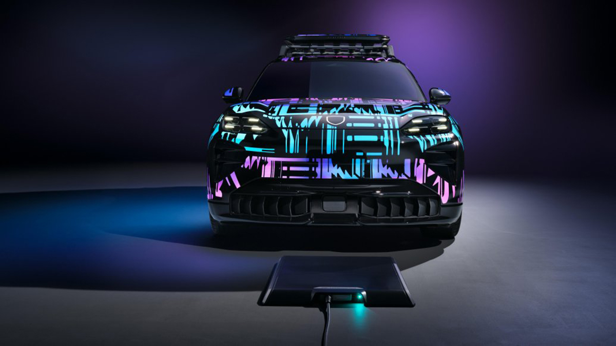 Porsche’s New All-Electric Cayenne Can Be Charged Without a Plug