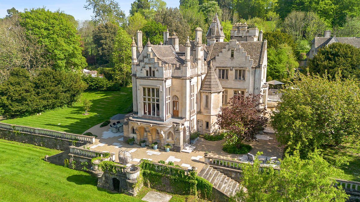 A Restored 19th-Century Gothic Manor in the Cotswolds Lists for $8 Million