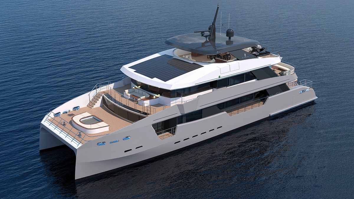 CL Yachts Just Entered the Multihull Market With a Sleek New 115-Foot Catamaran