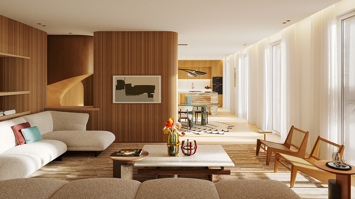 Inside Casa Lamar Cedaceros 9, a New Luxury Residential Complex in Madrid