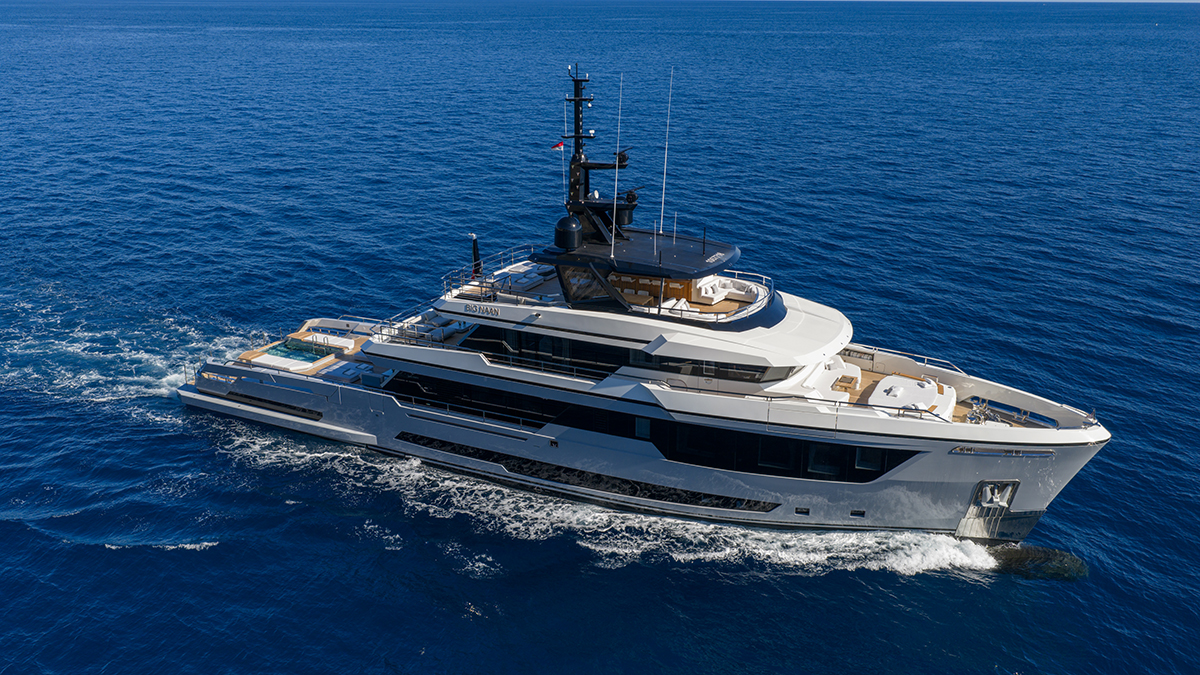 Inside ‘Big Naan,’ a New 138-Foot Superyacht With a Glass Pool Over the Beach Club