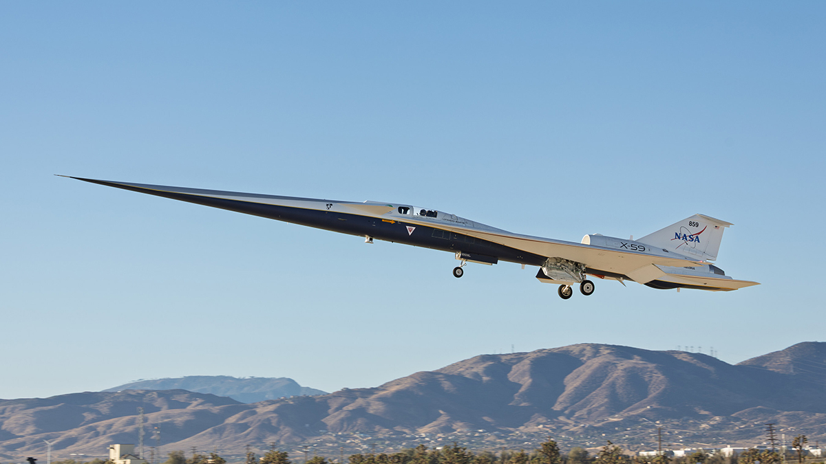 NASA’s Insane Supersonic Jet Just Quietly Completed Its First Test Flight