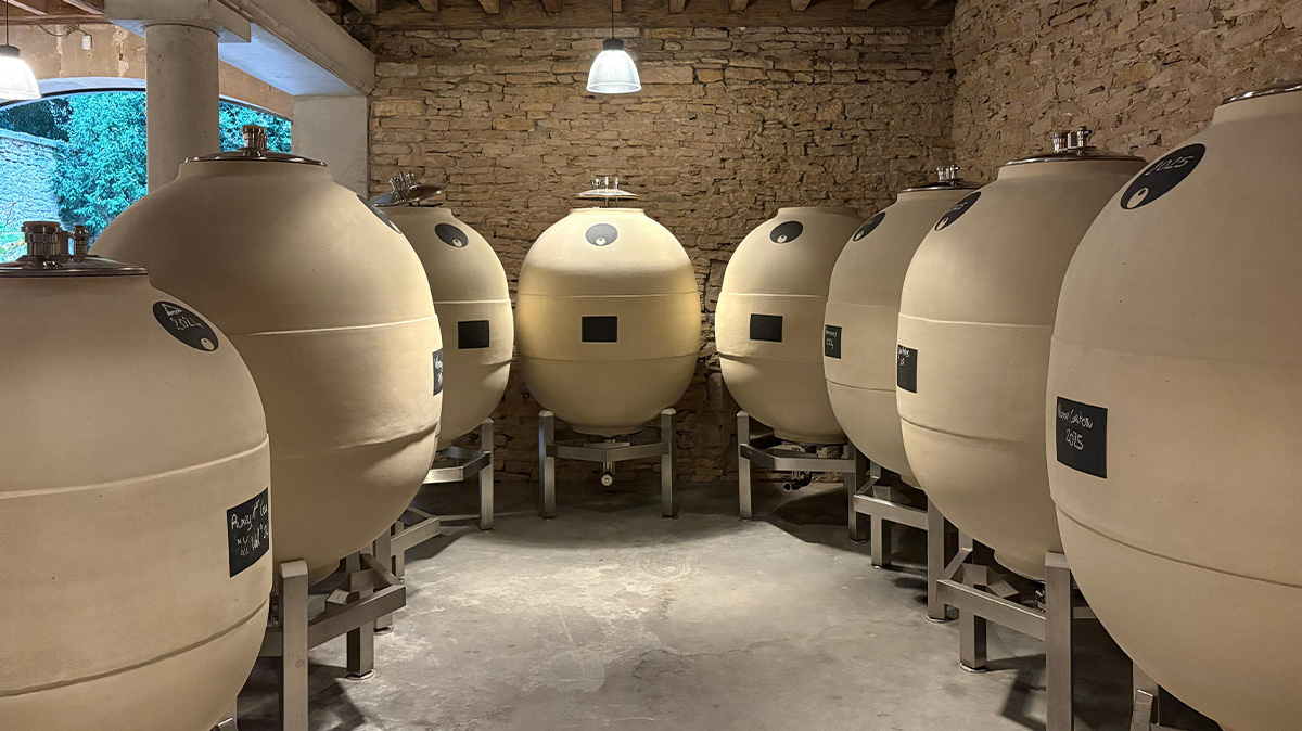 Why More Wines Are Being Aged in Ceramic Barrels