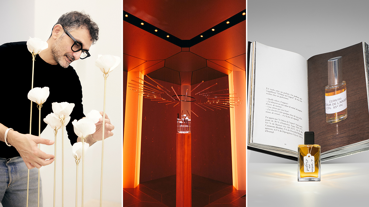 Francis Kurkdjian’s New Fragrance Exhibition Has Drinkable Perfume and Sculptures You Can Sniff