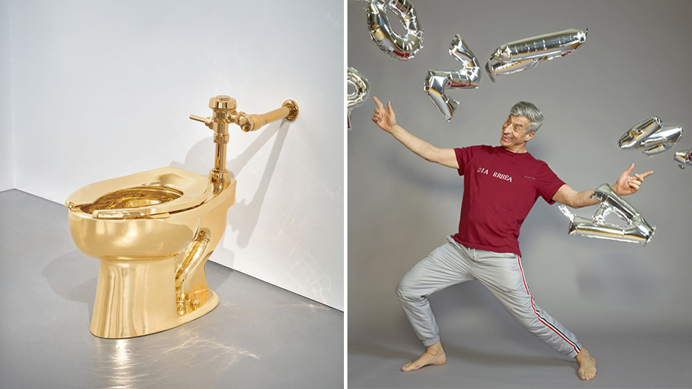 Maurizio Cattelan’s New Solid-Gold Toilet Could Fetch $10 Million at Auction