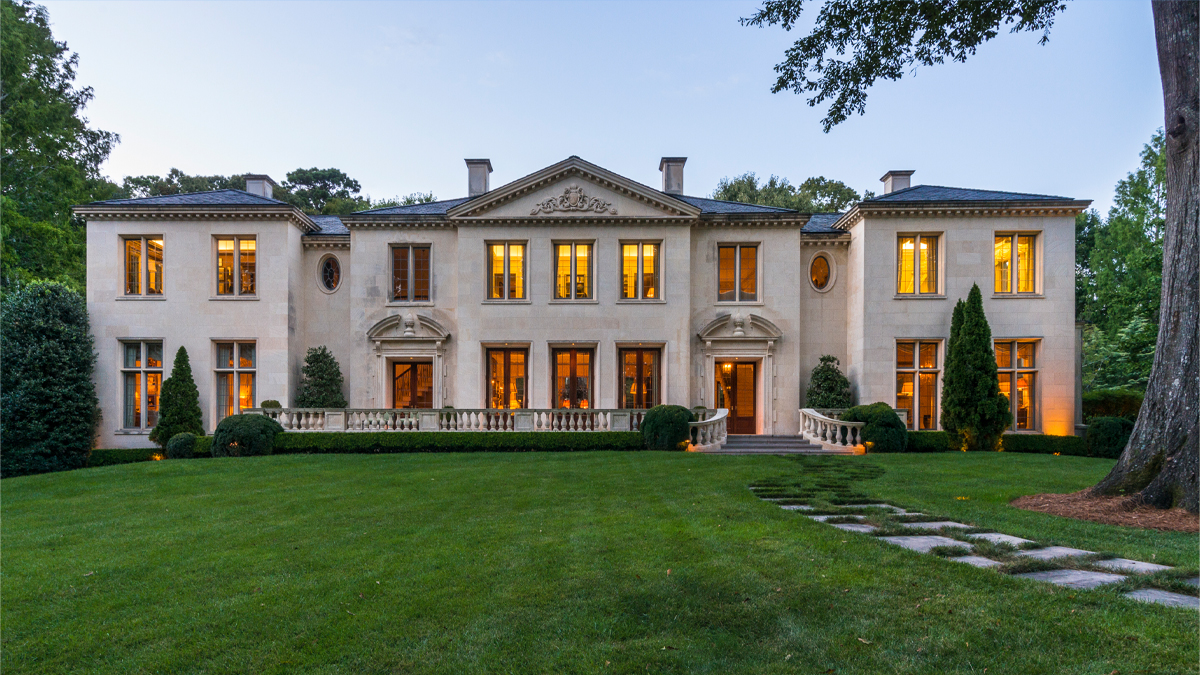This $25 Million French Neoclassical Mansion in Atlanta Has Enough Grass for a Polo Match