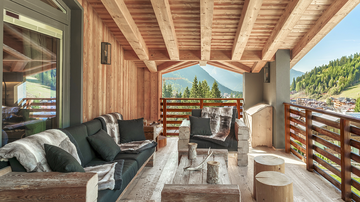 Natural Materials Meet Modern Design at This $12.8 Million Ski Chalet in the Dolomites