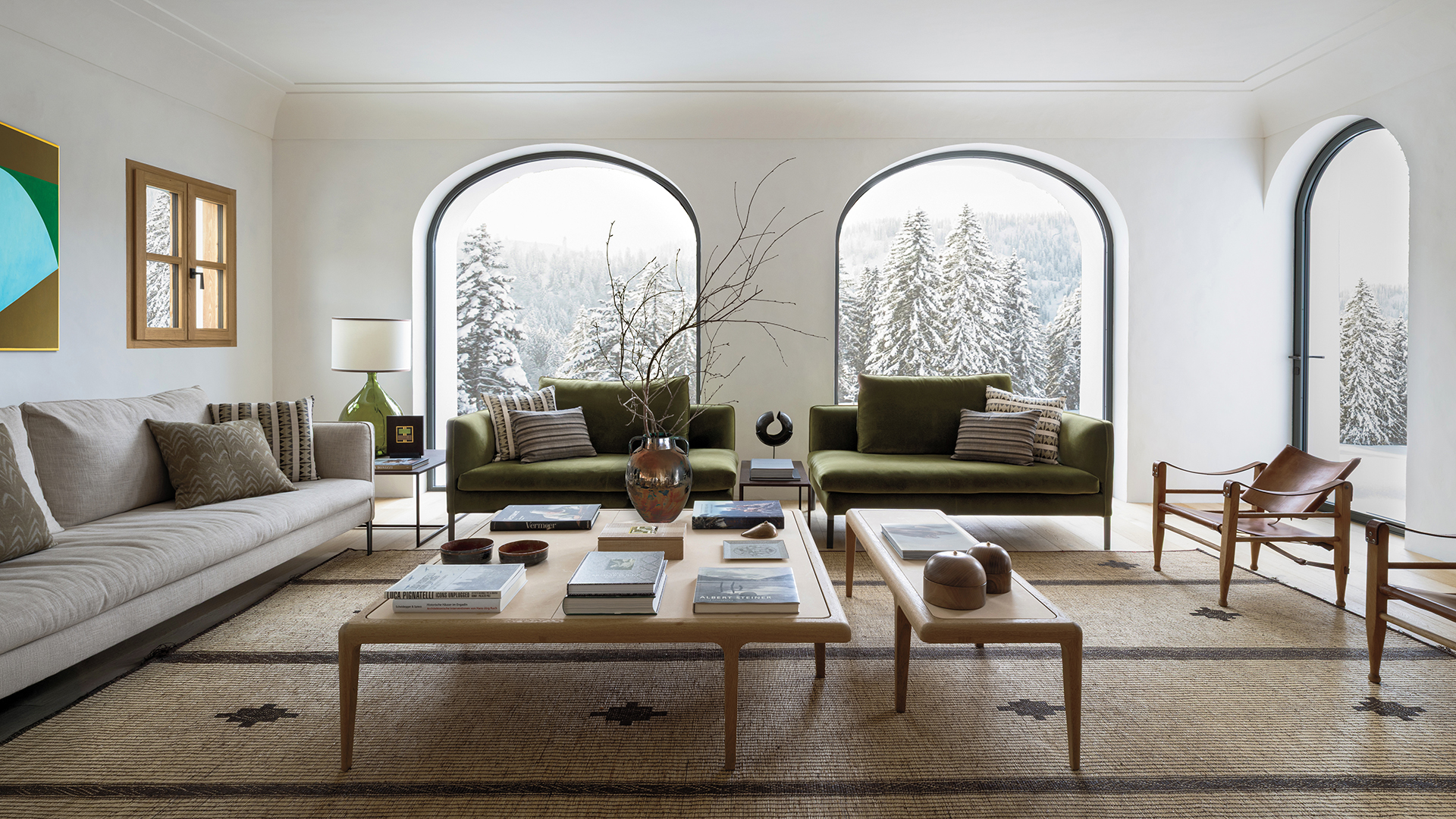 Inside a Modern Swiss Chalet That Takes Design Cues From Old-World Architecture