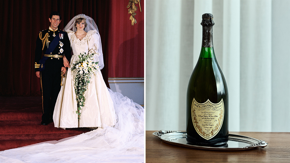 A Bottle of Dom Pérignon 1961 From Charles and Diana’s Wedding Can Now Be Yours