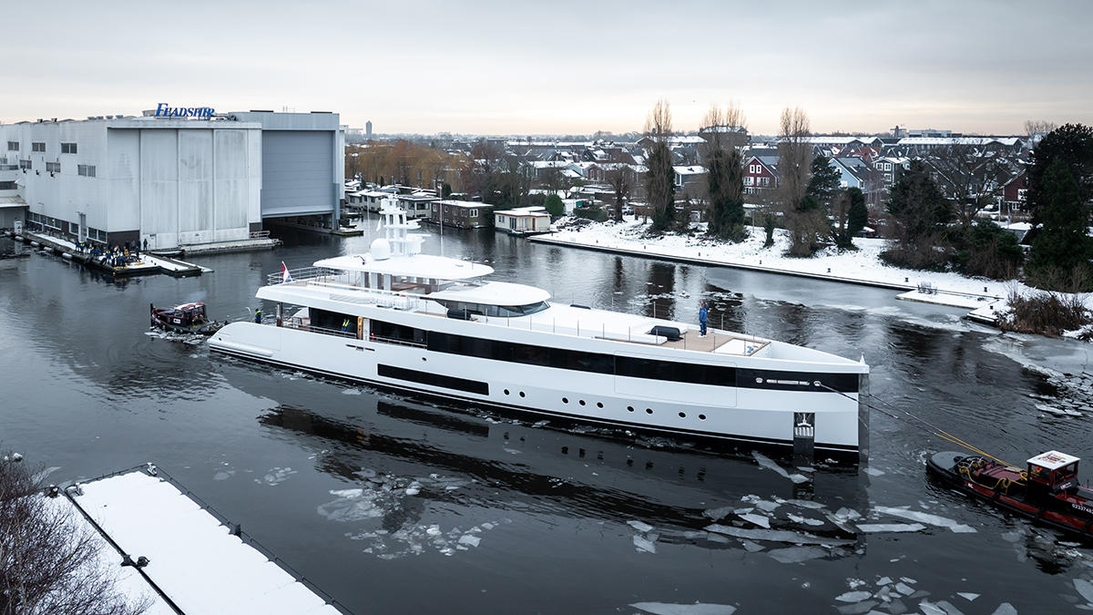 Feadship’s New 162-Foot Superyacht Feels Like a Vessel Twice Its Size