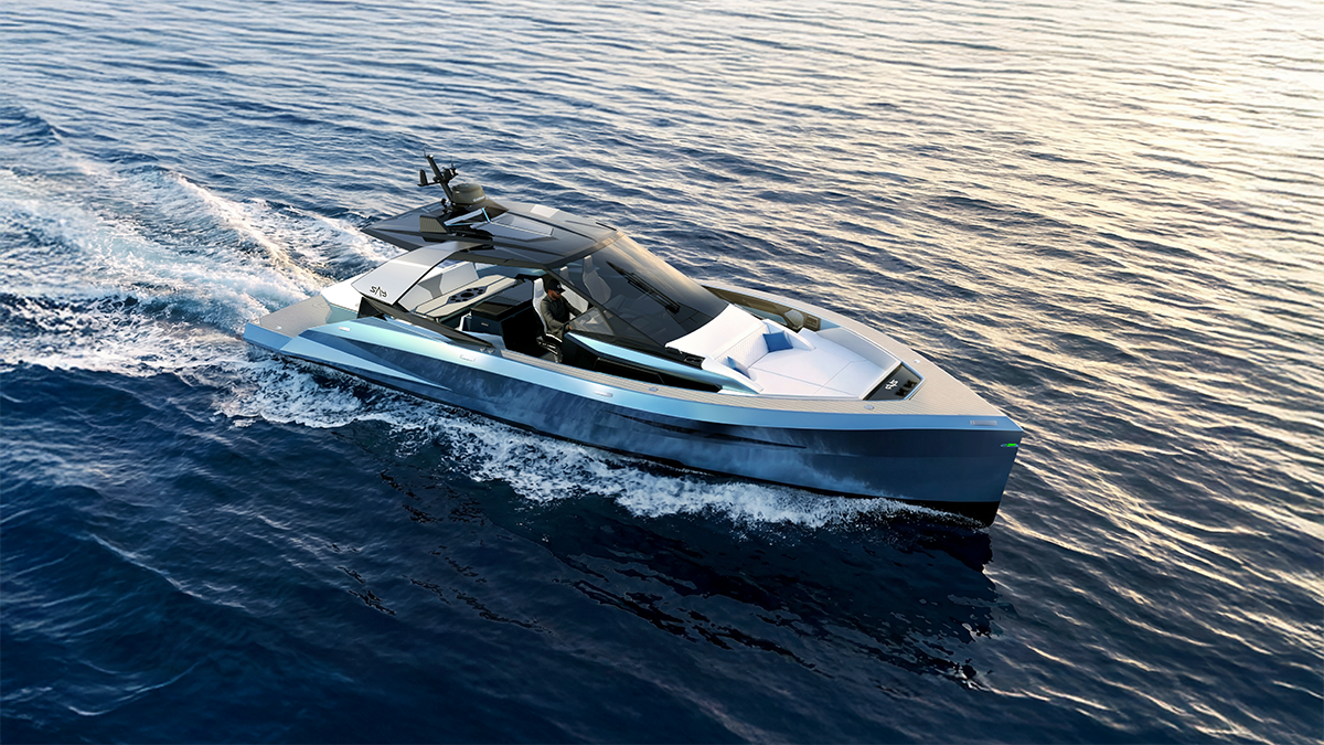 This New 42-Foot Carbon-Fiber Yacht Uses a Wave-Cutting Bow to Soar to 50 Knots