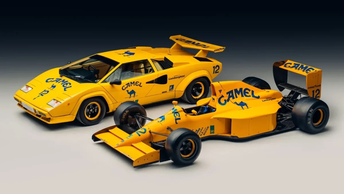 A Race Car That Starred in ‘F1’ and a 1985 Lamborghini Countach Are Heading to Auction