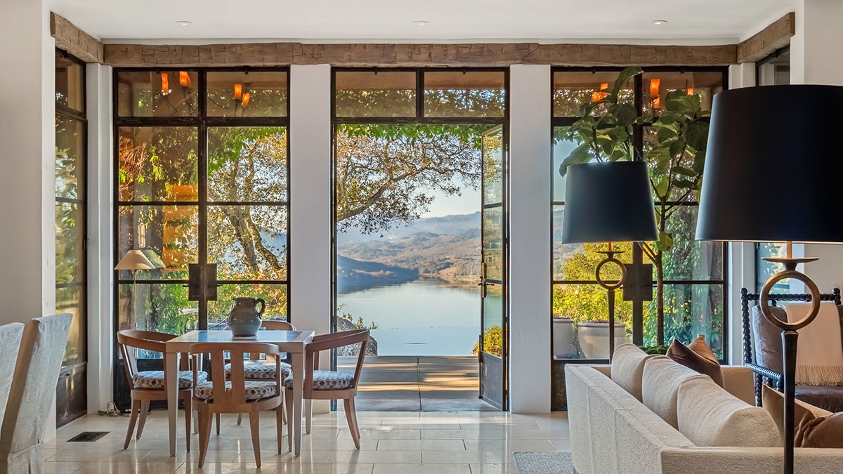 This $18.5 Million Napa Valley Estate Spans 40 Acres Above Lake Hennessey