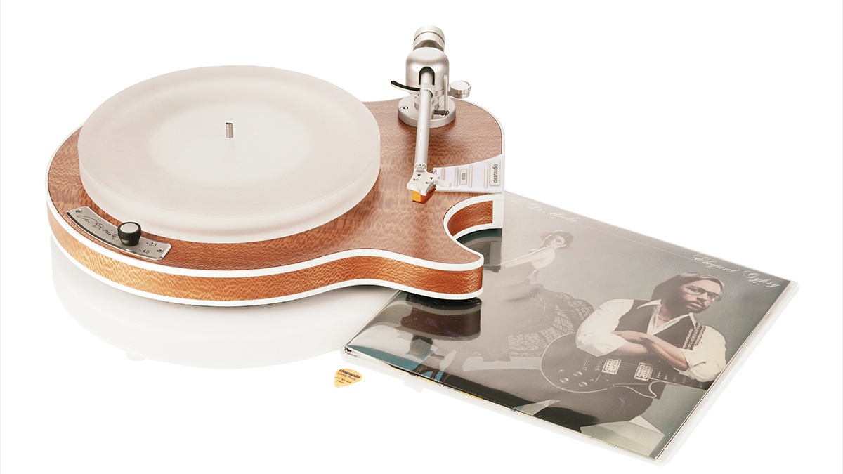 This Guitar-Shaped Turntable Is an Ode to Musical Great Al Di Meola