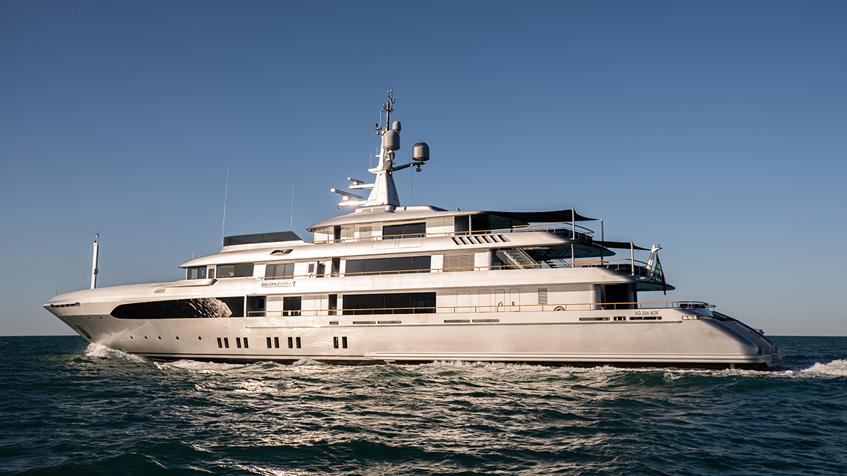 Stefano Gabbana’s Glamorous 213-Foot Superyacht Is Up for Sale and Charter
