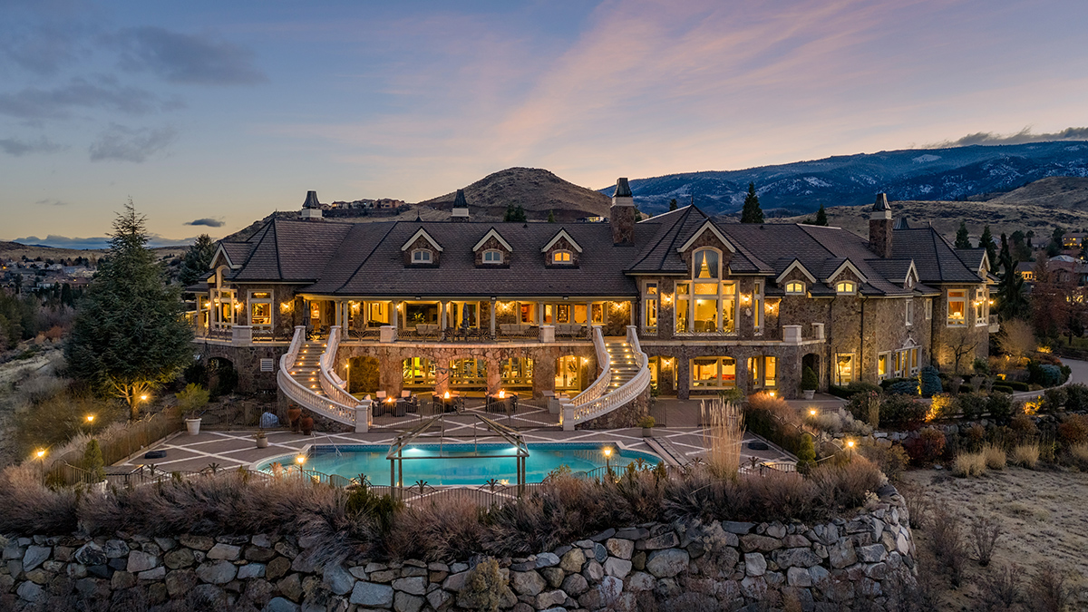 This Opulent $14 Million Mansion in Reno Was Built for a Late Casino Titan
