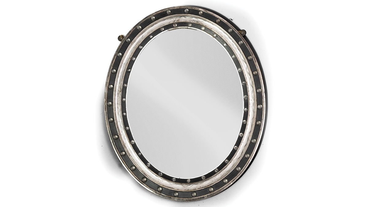 This Ultra-Rare Pair of Irish Regency Mirrors Adds an Antique Touch to a Modern Home