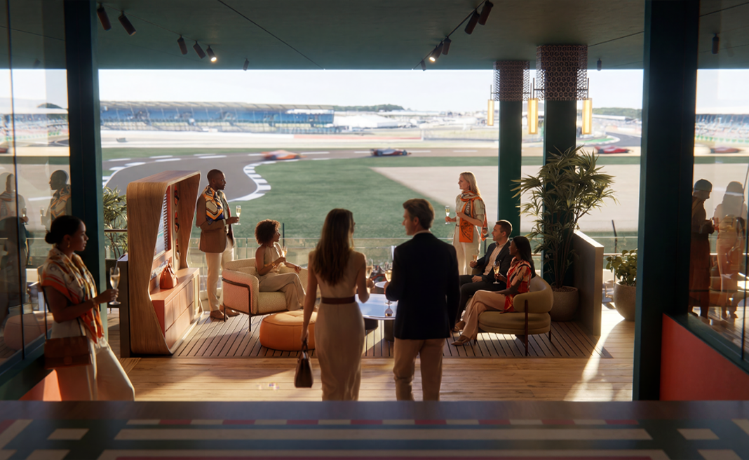 Silverstone Unveils an Ultra-Luxe Trackside Lounge for the Upcoming British Grand Prix