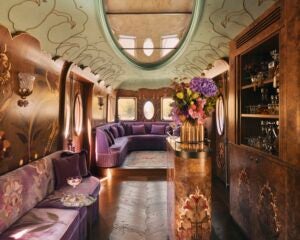 First Look Inside Baz Luhrmann’s Dreamlike Belmond Train Carriage