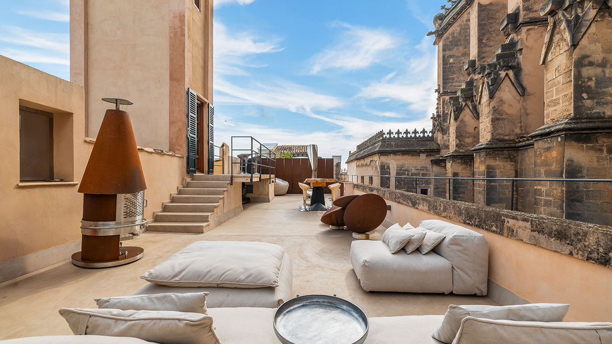 A One-of-a-Kind Penthouse Carved From a Historic Building in Mallorca Lists for $4.1 Million