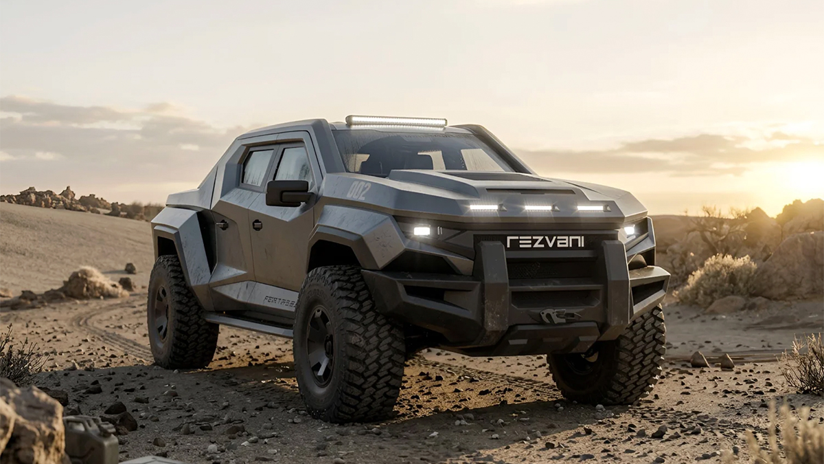 This Bonkers New Pickup Truck Is an Apocalypse-Ready Fortress That Churns Out 850 HP