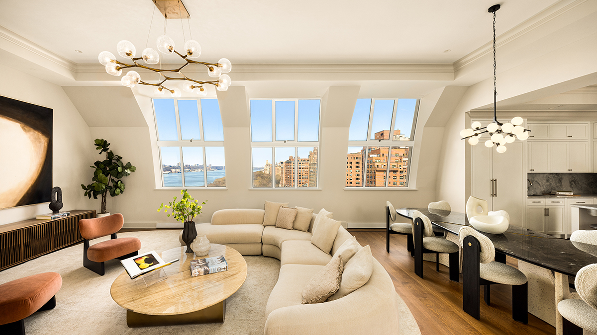A Duplex Penthouse Crowning a Historic Upper West Side Building Lists for $22 Million