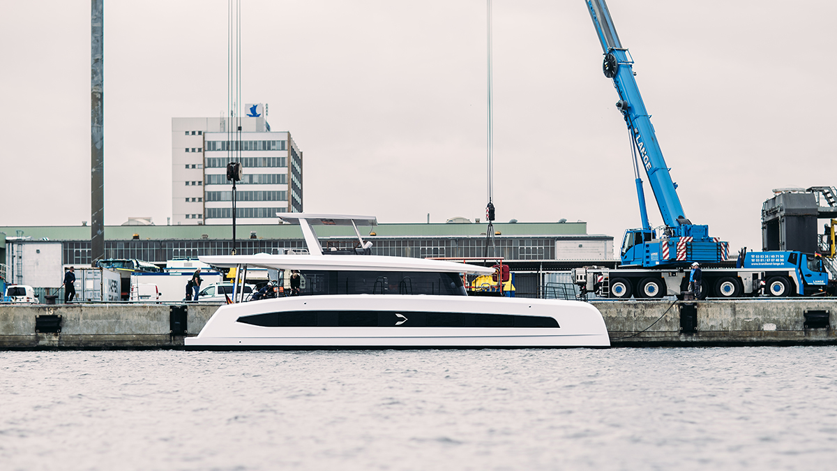 Pioneer’s First Solar-Electric Catamaran Just Hit the Seas