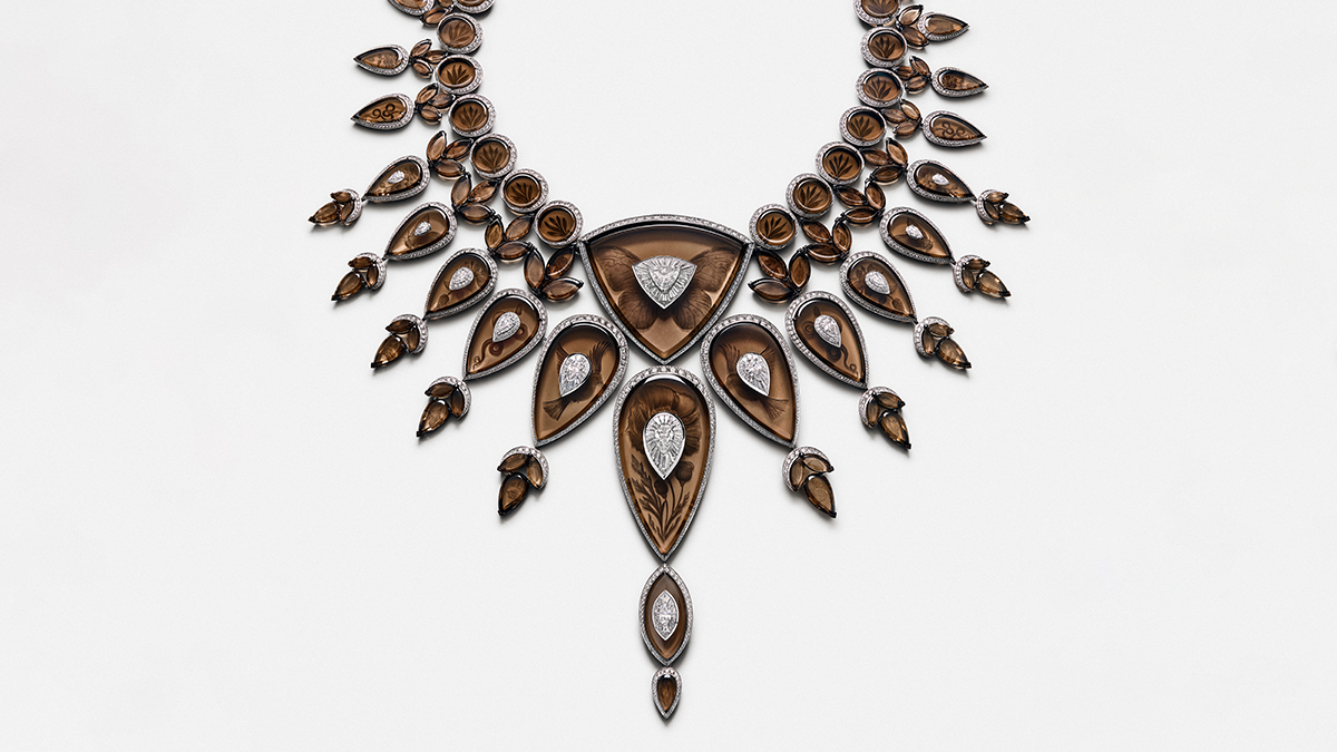 Boucheron’s Bold New Necklace Is Home to 580 Carats of Smoky Quartz