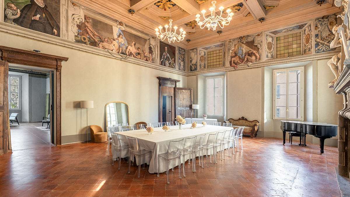 This Historic $12.2 Million Palazzo Near Lake Como Has Centuries-Old Frescoes