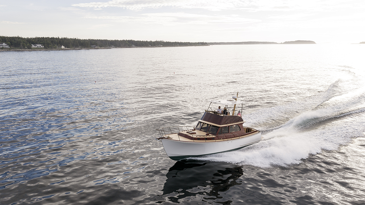 This New 42-Foot Yacht Combines Classic New England Style With Modern Tech